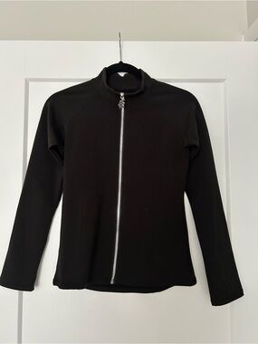 Black figure skating jacket